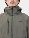 Pánska bunda softshell 4FSS23TSOFM044-44S olivová 4F