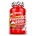 Amix Super Vitamín D3 2500 IU s Calcium 250 mg 120 cps (17023)
