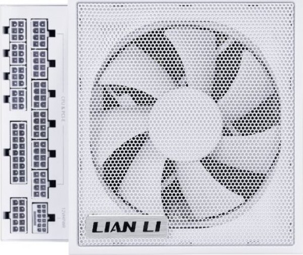 Lian Li EDGE GOLD 1200 80 PLUS Gold Netzteil, PCIe 5.1, ATX 3.1 - 1.200 Watt, wei, inkl. USB-Hub