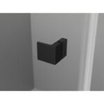 MEXEN/S - Lunar L Duo sprchovací kút dvere krídlové 115 x 70, transparent, čierna 834L-115L-070P-70-00