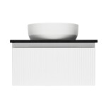 Kúpeľňová skrinka so žulovou doskou SAT Evolution 58x30x44, 8 cm biela mat SATEVO60WMZ SATEVO60WMZ
