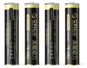 Orico Ener-G EG7C / Nabíjacia batéria AAA / lítiová / 1,5 V / 500mWh / USB-C / 4ks