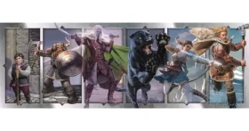Clementoni 39501 Panoramatické puzzle DungeonsDragons 1000 dielikov