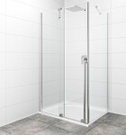 Sprchovací kút obdĺžnik 140x80 cm SAT Walk-In Xmotion SATBWIXM140STE80