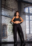 Curvy Girls Size! Sexy Highwaist Leggings Push-up black