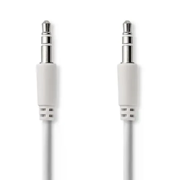 Nedis Stereo Audio kábel jack 3.5 mm (M) - jack 3.5 mm (M) 1.00 m biela (CAGP22010WT10)