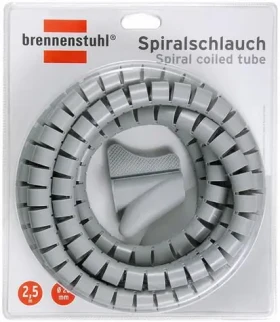 Brennenstuhl Špirálna hadica na káble šedá / Špirálna hadica / O 20 mm / 2,5 m (1164360)
