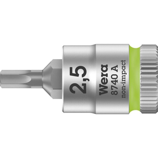 Wera 8740 A 05003331001 inbus nástrčný kľúč 2.5 mm 1/4 (6,3 mm); 05003331001