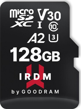 GoodRam IRDM M2AA MicroSDXC 128 GB Class 10 UHS-I/U3 A2 V30 (IR-M2AA-1280R12)