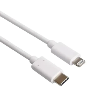 PremiumCord Lightning - USB-C nabíjací a dátový kábel MFi pre iPhone amp; iPad biela / 1 m (kipod53)