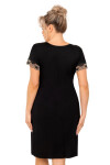 Nočná košeľa Hana Plus Black - Donna XXXXXL