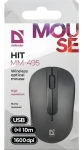 Defender HIT MM-495 čierna / Bezdrôtová optická myš / 1600 DPI / 2 tlačidlá / USB (52495)