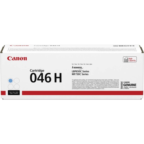 Canon 046H náplň do tlačiarne originál zelenomodrá Maximálny rozsah stárnek 5000 Seiten