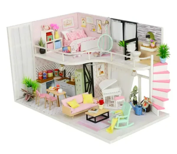 2Kids Toys miniatúra domčeku Dom Anniny ružovej melódie
