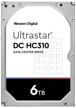 WD Western Digital Ultrastar DC HC310 disk twardy 6 TB 7200 RPM 256 MB 3.5" SAS