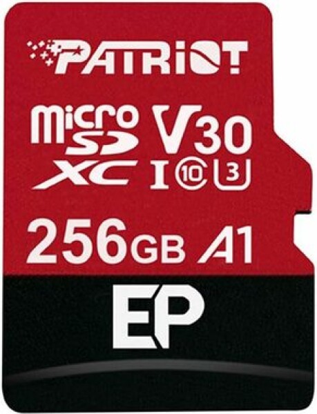 Patriot EP Series microSDXC 256GB s adaptérom / UHS-I V30 / U3 / A1 / Class 10 (PEF256GEP31MCX)