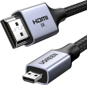 Ugreen 15516 čierna / Video kábel / HDMI Typ A - HDMI Typ D (Micro) / 1 m (15516)