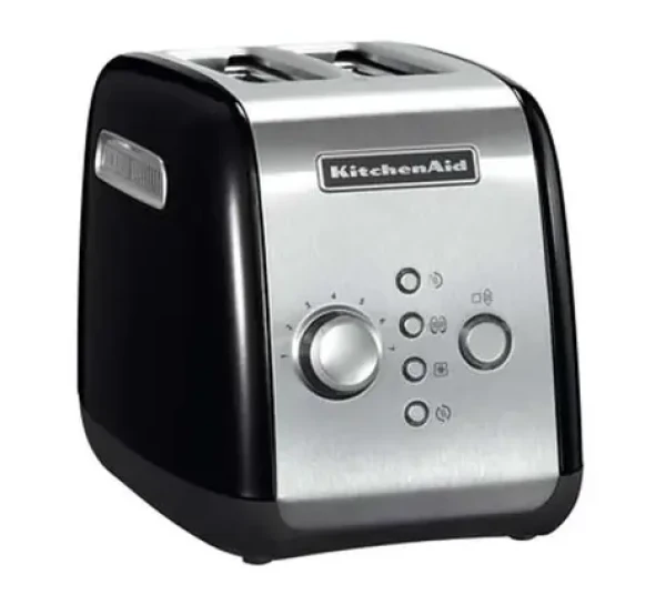 KitchenAid 5KMT221EOB čierna / Toaster / 2tousty / nerez (5KMT221EOB)