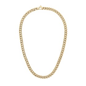 Daniel Wellington Výrazný pozlátený náhrdelník pre mužov Ellipse Cuban Chain DW00401668