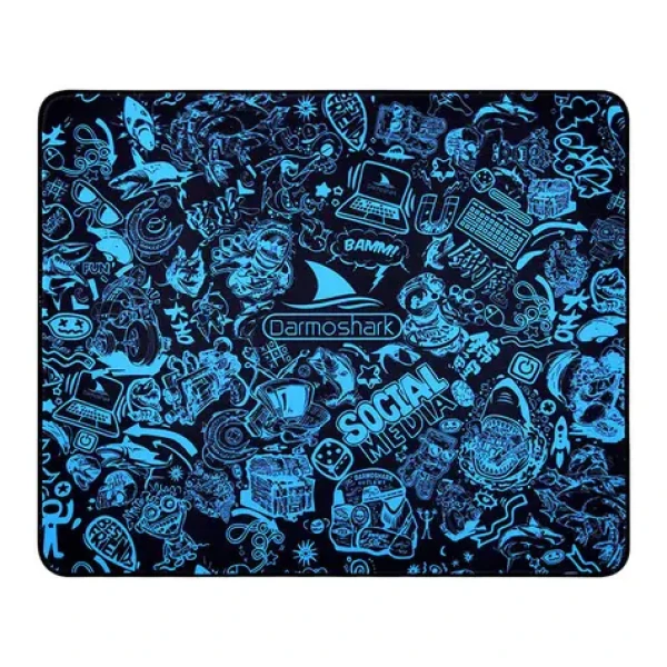 Darmoshark PAD-3 modrá / Podložka pod myš / 360 x 300 x 4 mm (PAD-3 (blue))