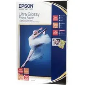 EPSON Paper Ultra Glossy Photo 10x15 (20 listov), 300g/m2 (C13S041926)