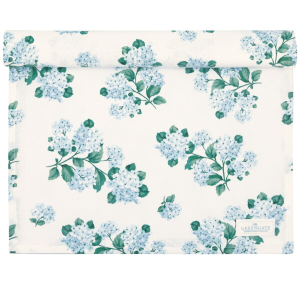 GREEN GATE Behúň na stôl Liliana White 45 × 140 cm