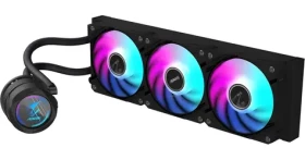 GIGABYTE AORUS WATERFORCE II 360 / Vodný chladič AIO / 3x 120mm / 36,9 dB / 64,95 CFM / 800-2300 RPM / RGB / Intel + AMD (AORUS WATERFORCE II 360)