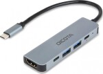 Dicota Hub USB-C 5 w 1 Video Hub 4K PD 100W