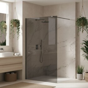 REA/S - Sprchová zástena Flexi Grey / Titan 80 KPL-K99486