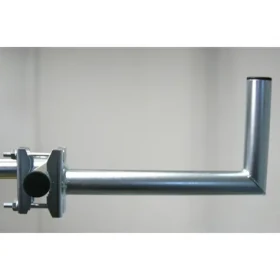 OEM držiak antény na balkón 35 cm / Držiak antény / odsadenie 350 mm / rúrka 42 mm / galvanický zinok (PK35B42)