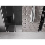 MEXEN/S - Velar L posuvné sprchové dvere 90, grafit, chróm 871-090-003-41-01