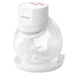 Momcozy S12 PRO+ biela, priehľadná / Odsávačka mlieka / elektrická / LED displej / USB-C / 45 dB (BP335-WH70000B12106-A)