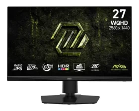 27" MSI MAG 272QPF E20 čierna / Herný monitor / QHD / IPS / 200Hz / 0,5ms / HDMI+DP / VESA (MAG 272QPF E20)