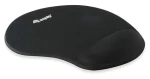 Equip Ergonomická podložka pod myš čierna / Podložka pod myš / gél / 200 x 230 mm / opierka zápästia (245014)