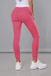 Ružové teplákové nohavice (CK01-58) odstíny růžové M (38)