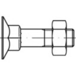 Skrutky so štvorhranom TOOLCRAFT 111744 M8 DIN 605 45 mm oceľ 200 ks; 111744