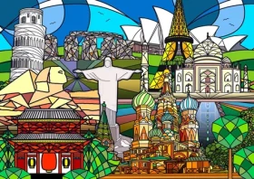 ENJOY Puzzle Svetové pamiatky
