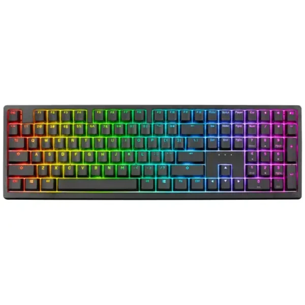 Ducky Zero 6108 Cherry MX2A-Blue čierna / herná klávesnica / bezdrôtová / 2.4 GHz / USB-C / Bluetooth / US (DKZE2408ST3-CCUSPDOECL1AW1)