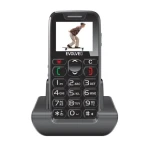 Evolveo EasyPhone XR + stojan čierna / 2.3 "/ 0.3MP / SOS / microSDHC (EP-601-XR-BK)