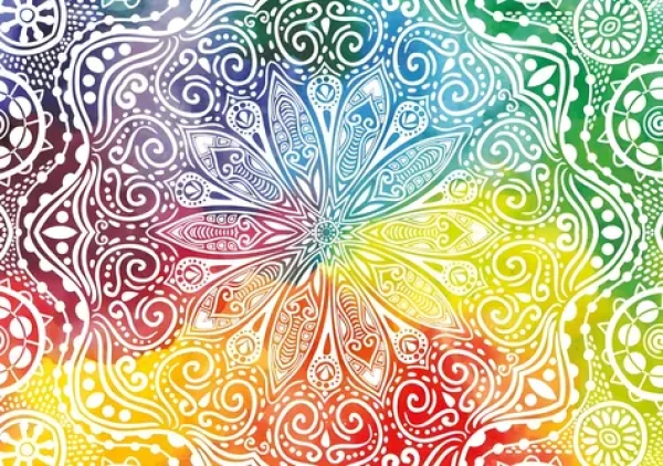 YAZZ Puzzle Kvetinová mandala