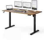 SENSE7 NOJO LIGHT Pracovný stôl čierna-dub / elektricky nastaviteľná výška / 140 x 70cm / nosnosť 70kg (5902659847997)