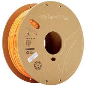 Polymaker 70848 PolyTerra PLA vlákno pre 3D tlačiarne PLA plast Nižší obsah plastov 1.75 mm 1000 g oranžová 1 ks; 70848