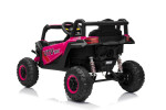Mamido Mamido Elektrické autíčko Buggy Madman ružové | UTV-MX 4x4 | EVA kolesá | 12V 10Ah | EKO koža