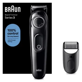 Braun Series 3 BT3400 čierna / Holiaci strojček / Pánsky / Otočné ovládanie / 50 min prevádzka (BT3400)