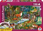 Schmidt Puzzle Lesné zvieratká