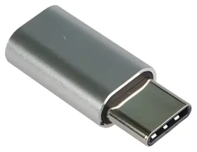 PremiumCord Adaptér USB-C - Micro USB 2.0 strieborná / Redukcia (8592220014520)