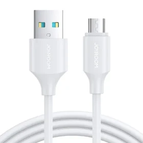 Joyroom S-UM018A9 Nabíjací kábel USB-A (M) - MicroUSB (M) 2.4A 0.25m biela (S-UM018A9 0.25m MW)