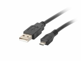 LANBERG Kábel USB 2.0 AM na micro 1.8m čierna (CA-USBM-10CC-0018-BK)