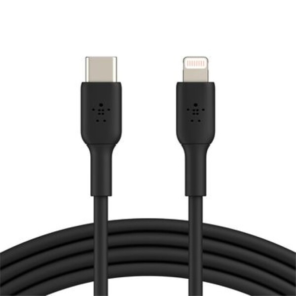 Belkin Charge USB-C na Lightning 1m čierna / MFI certifikácia (CAA003bt1MBK)