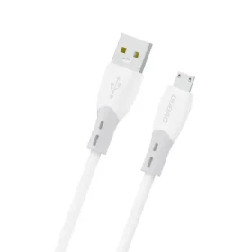 Dudao L25SM biela / Dátový kábel / USB-A / micro USB 3A / 1 m